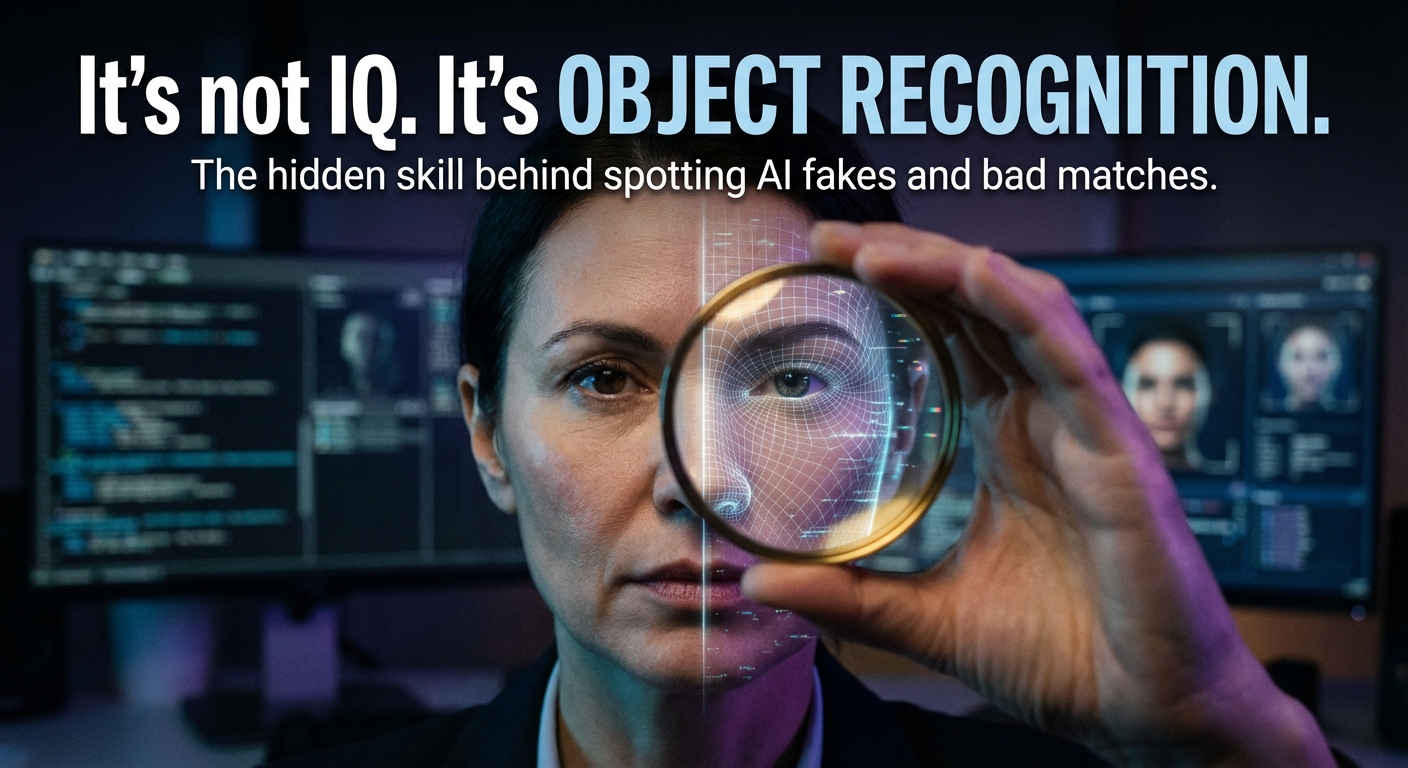 Why Object Recognition — Not IQ — Predicts Who Spots AI Fakes