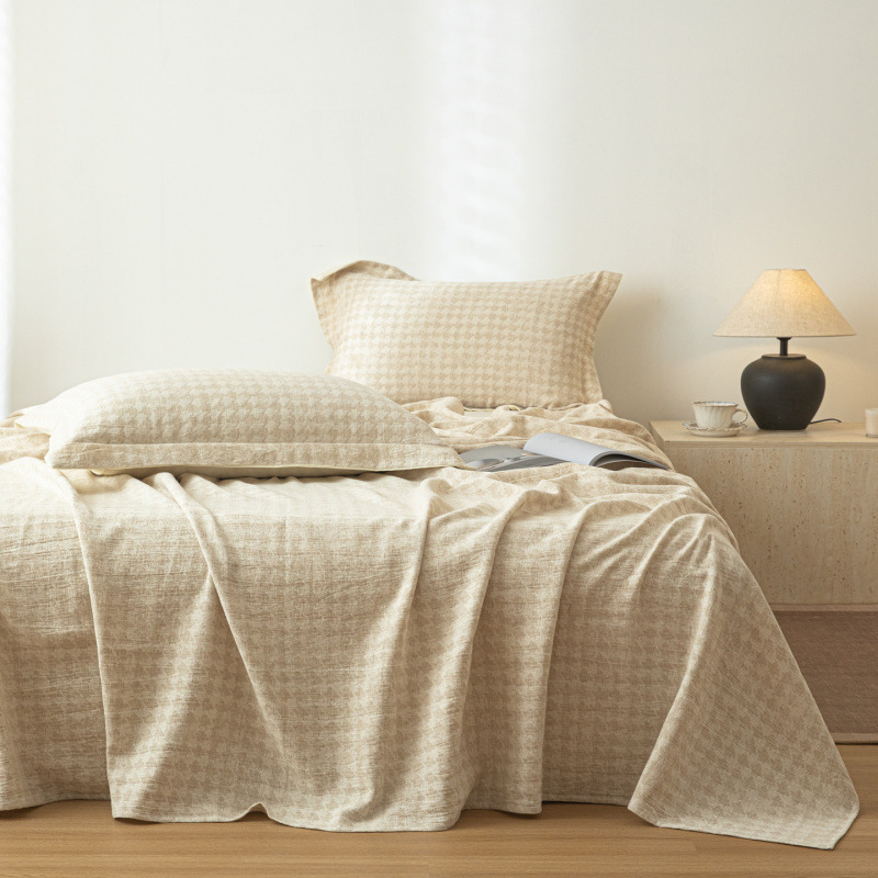 Cotton sheet, jacquard weave