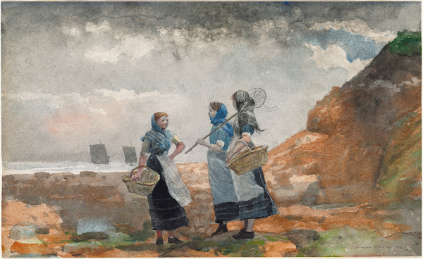 Three Fisher Girls Tynemouth 1881