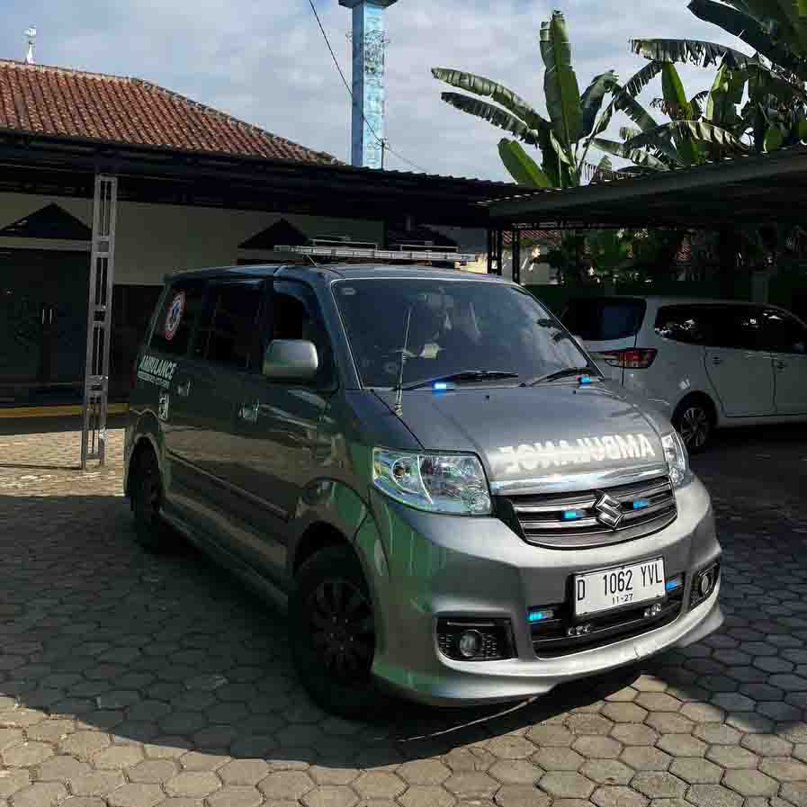 Area penempatan jenazah ambulance Cimahi