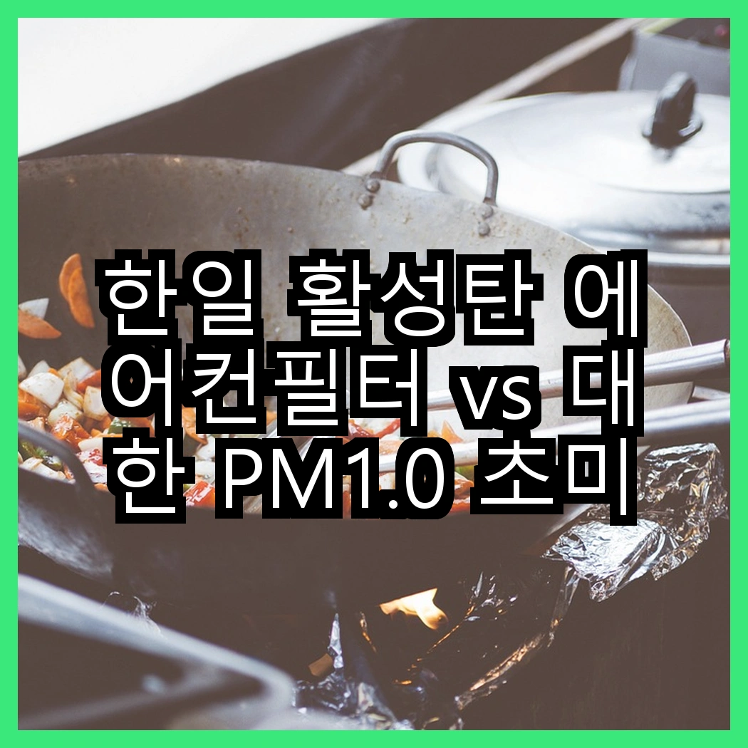 한일 활성탄 에어컨필터 vs 대한 PM1.0 초미세먼지 필터, 어떤 선택이 더 나을까? 썸네일