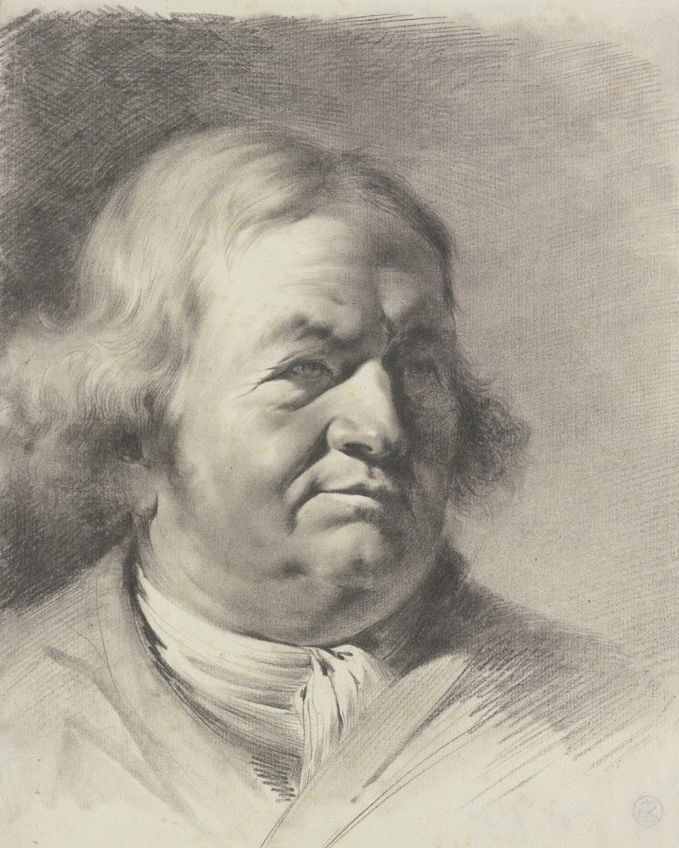Portrait of Jean Baptiste de Boissieu with a Necktie ca 1781