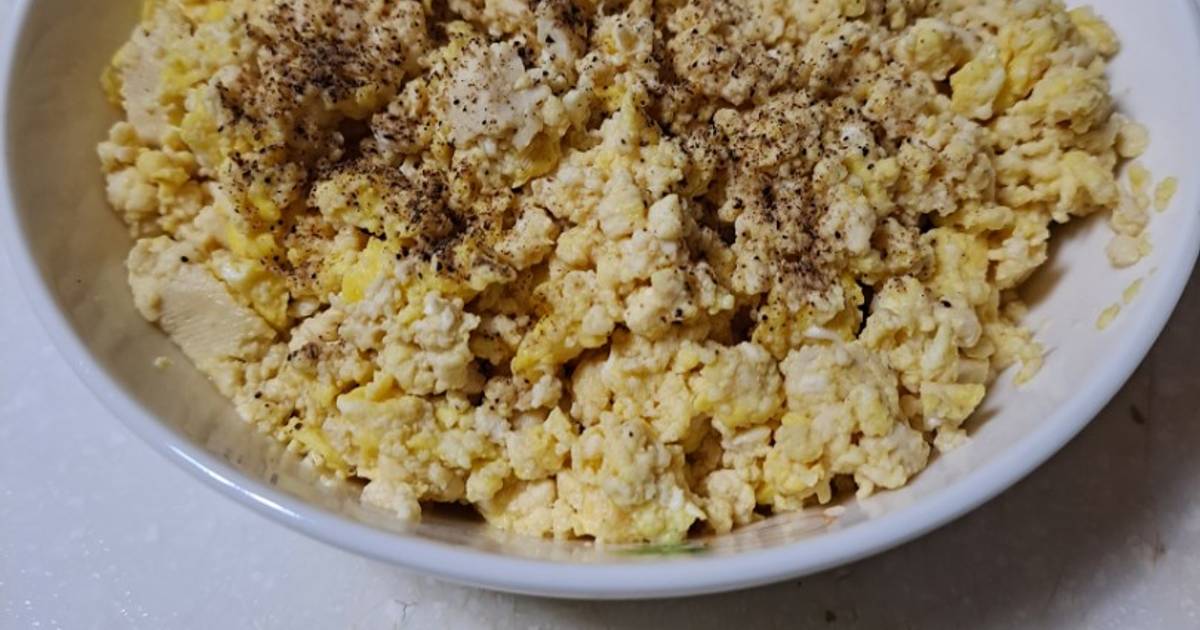 Đậu phụ(đậu hũ) xào trứng