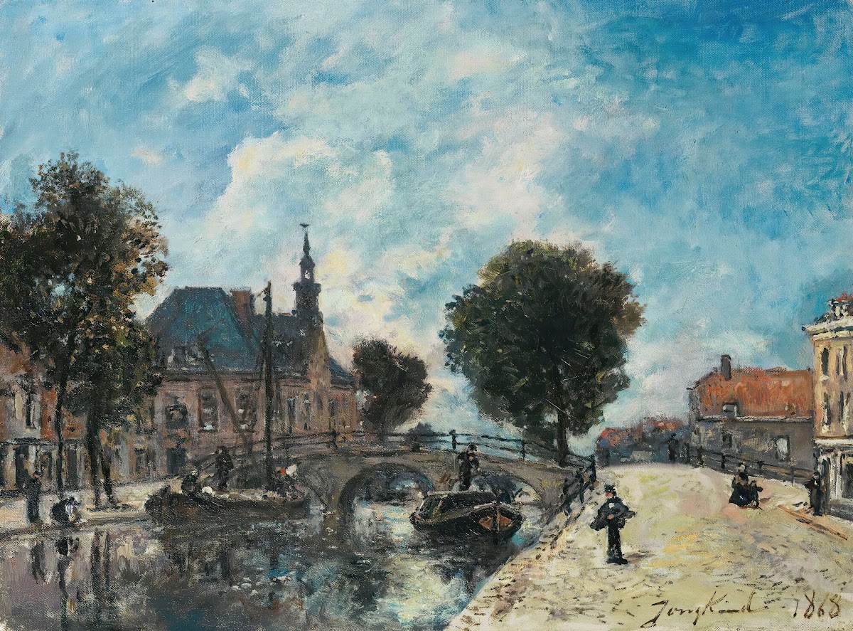 Le Spui À La Haye 1868