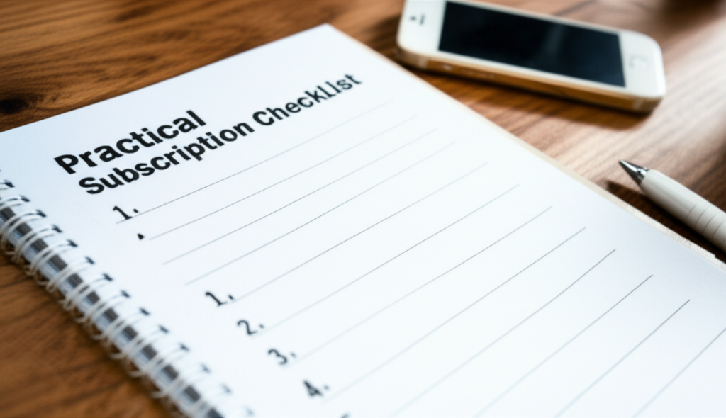 📝 실전 청약 체크리스트