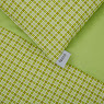 Children's replacement bedding set 3 el Twins Auro Print (calico) fitted sheet green