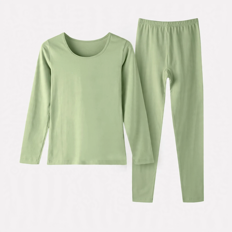Women's cotton thermal underwear set