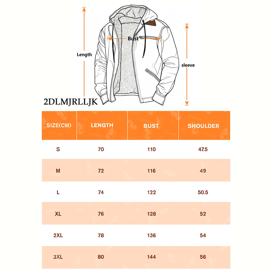 2D Fleece Hooded Zip Jacket