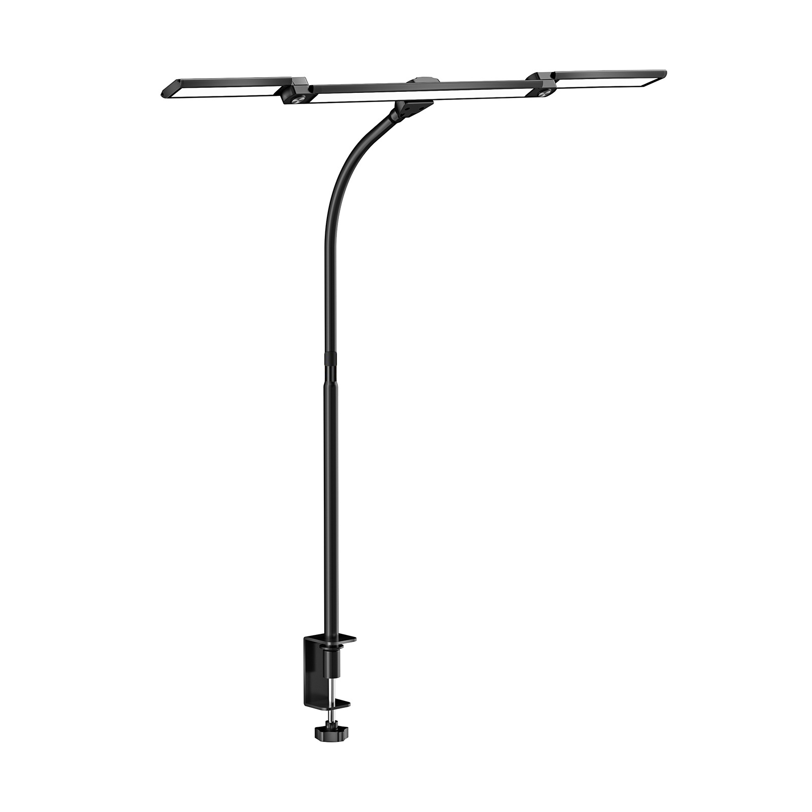 Dreifach-LED-Schreibtischlampe mit Klemmvorrichtung