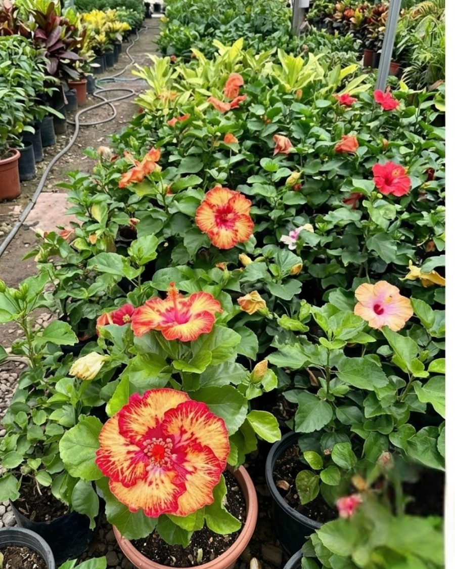 Hibiscus Caribbean Raging Fire — view 4