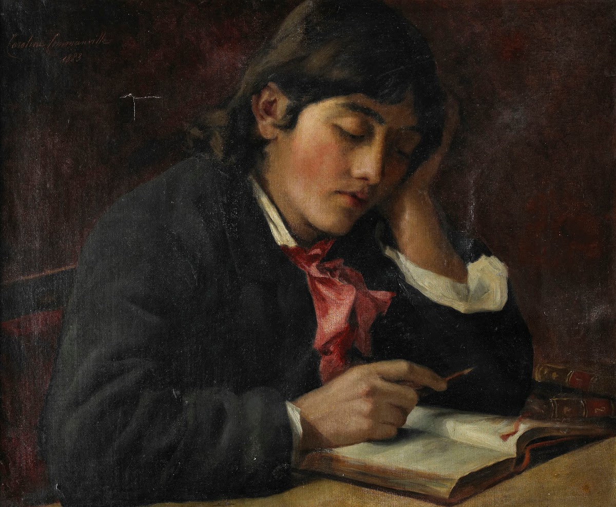 Portrait de Gustave Flaubert adolescent 1883