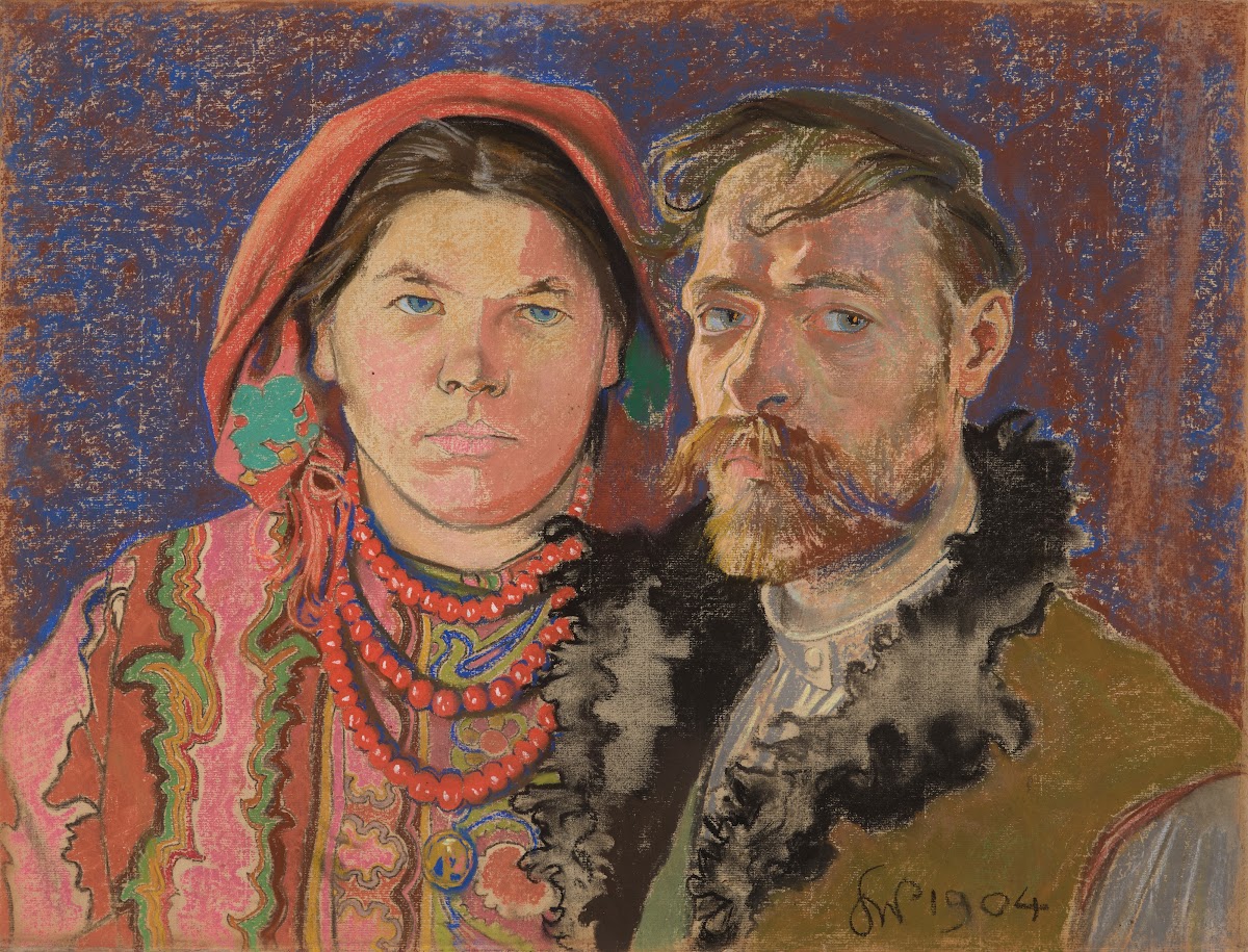 Self Portrait with Wife 1904