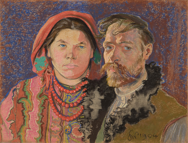 Self Portrait with Wife 1904