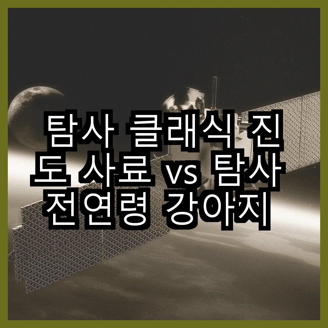 탐사 클래식 진도 사료 vs 탐사 전연령 강아지 더 클래식 사료, 어떤 선택이 더 좋을까? 썸네일