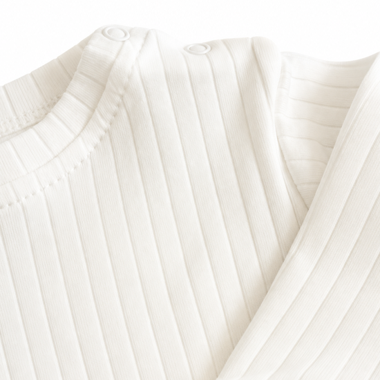 Children's suit Twins ribbed knit 68s ecru