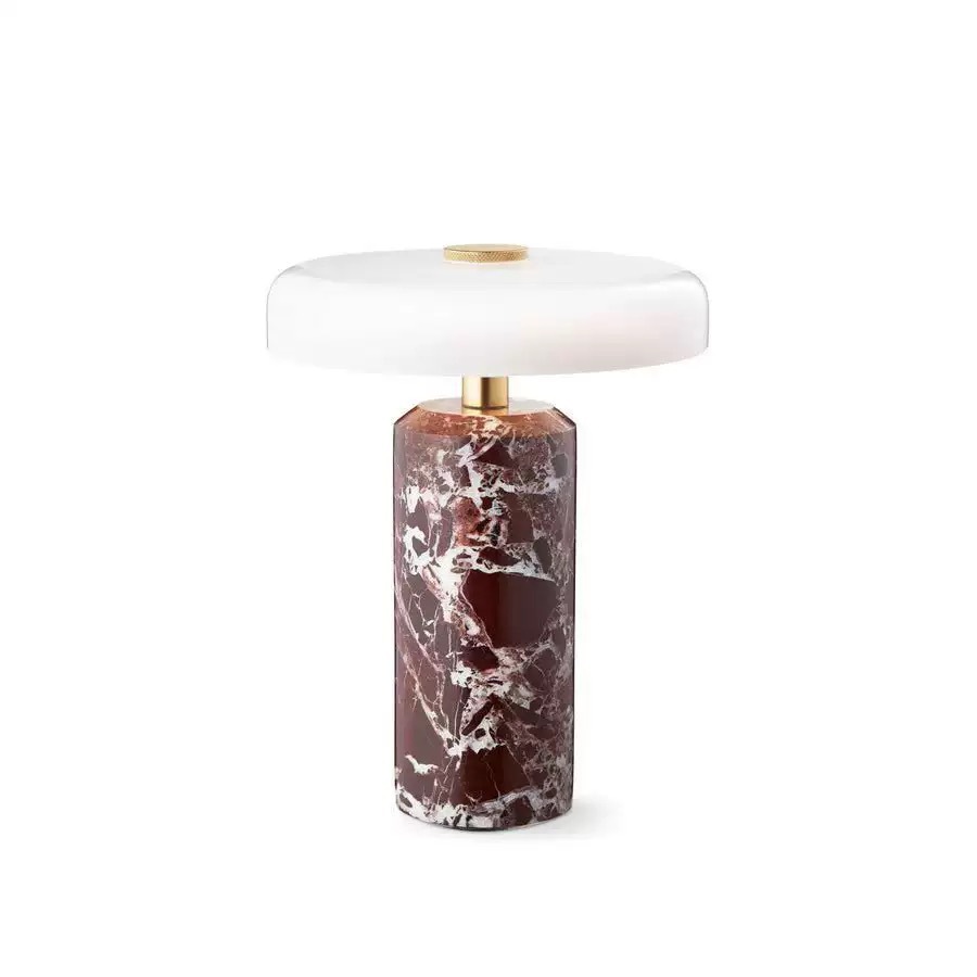 Marble table lamp model 5809, rechargeable, 3-level dimmable