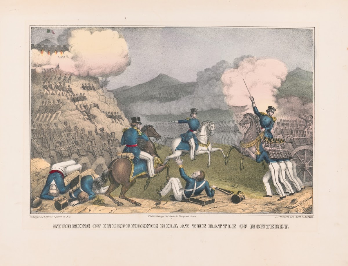 Storming of Independence Hill at the Battle of Monterey 19th century