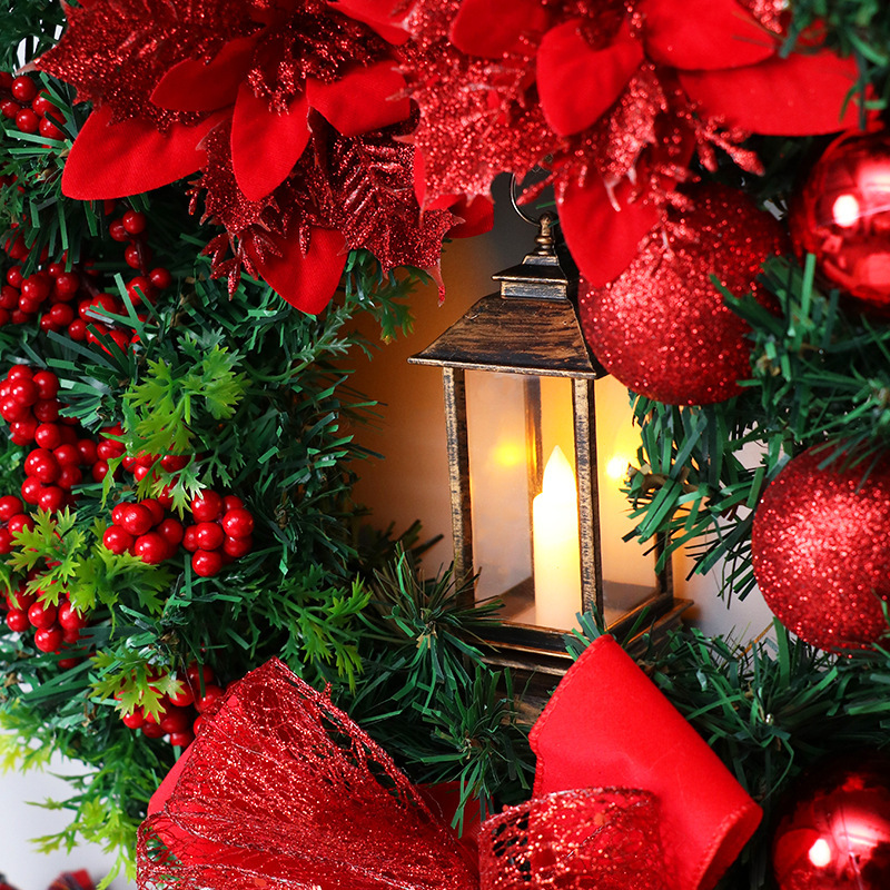 Beleuchteter Weihnachtskranz 40 cm