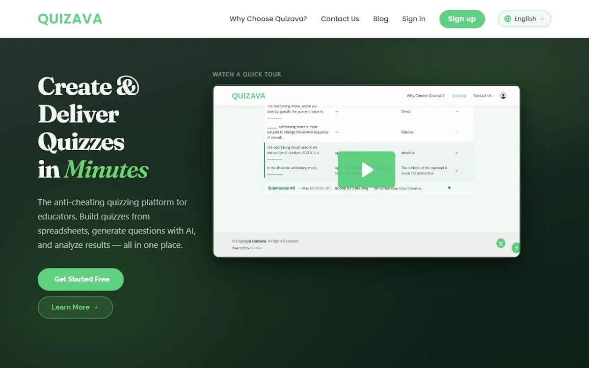 Captura de QuizGrowth