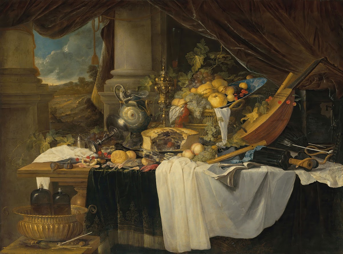 A banquet still life