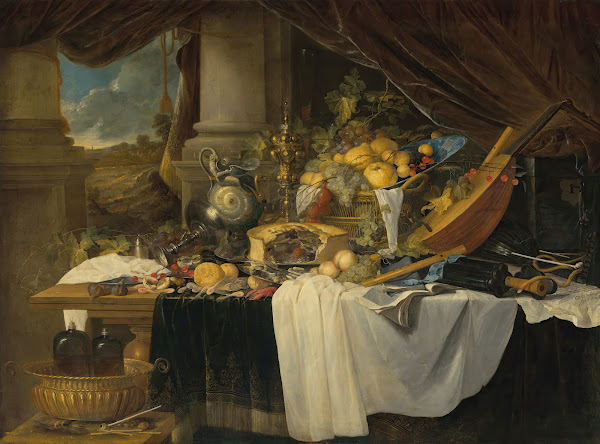 A banquet still life