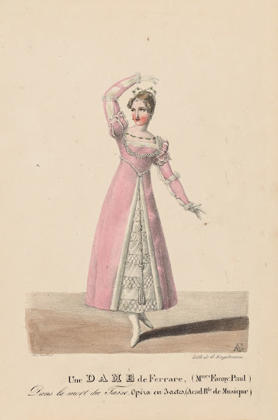 Une dame de Ferrare Mmes Fanny Paul dans La mort du Tasse opéra en 3 actes 1821