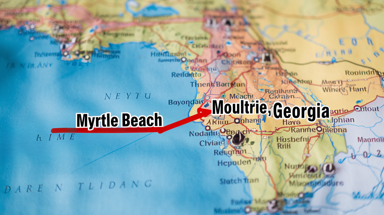 Distance from Myrtle Beach, FL to Moultrie, GA & Travel Tips