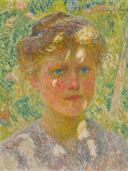 Jeune fille aux cheveux blonds