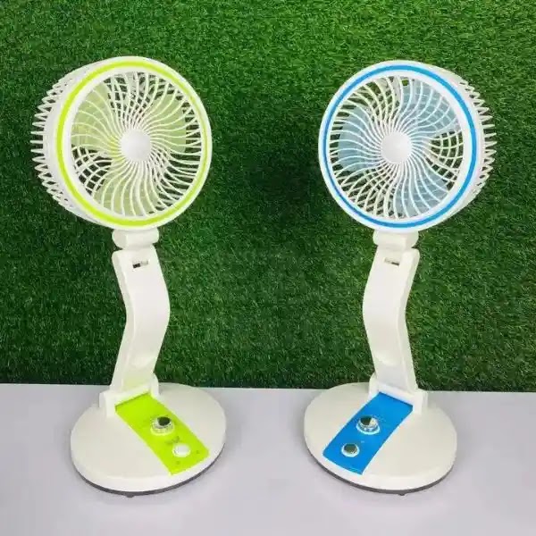 LR Fan – Adjustable Rechargeable Folding Fan with LED Light