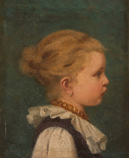 Portrait of a little girl 1883