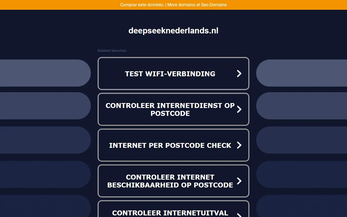 Captura de DeepSeek Nederlands