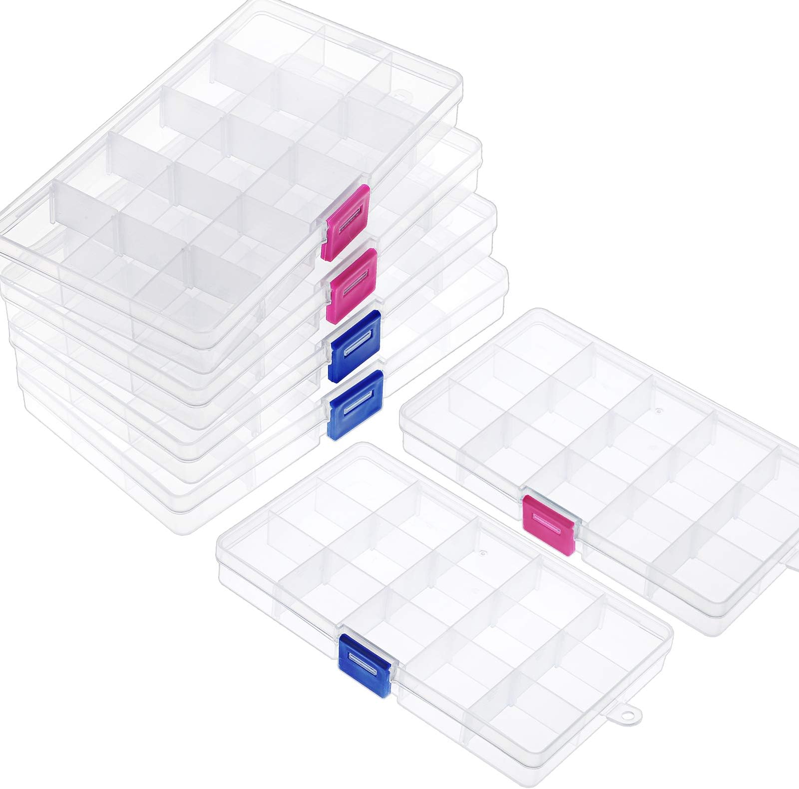 Umi Set de 6 Cajas Organizadoras con Separadores Móviles