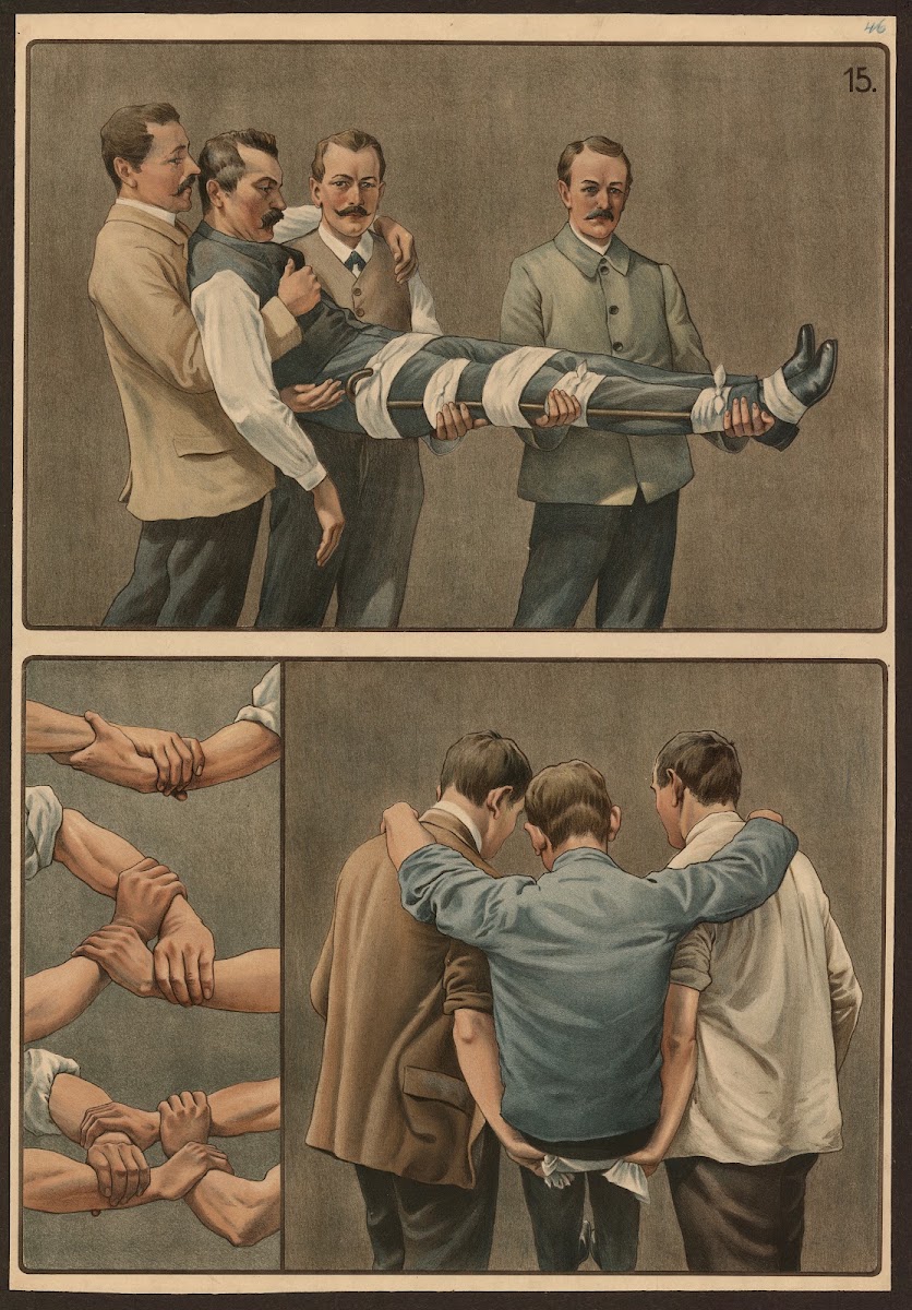 Transportation of accident victims 1911
