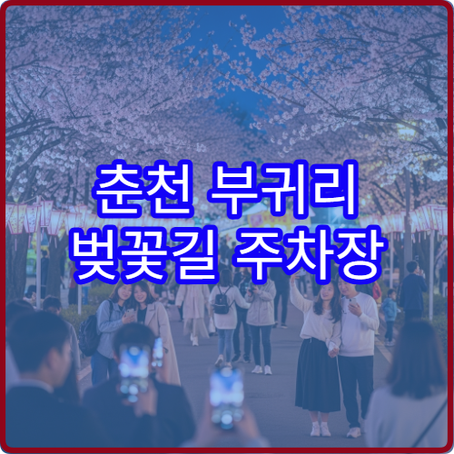 춘천 부귀리 벚꽃길 주차장 숨은 팁과 무료 셔틀버스 시간