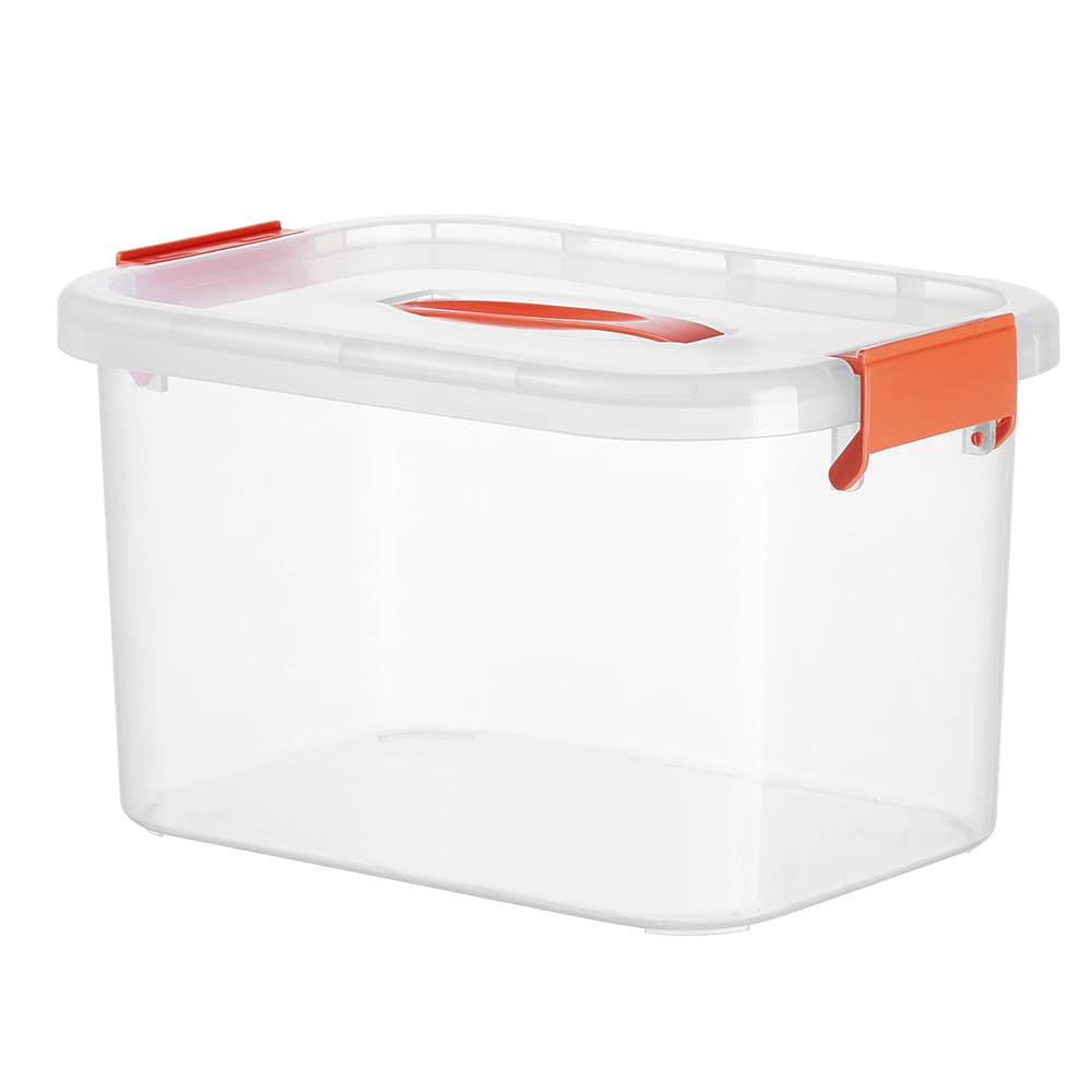 Caja organizadora de plástico Link Life™ de 35.3 cm, con tapa
