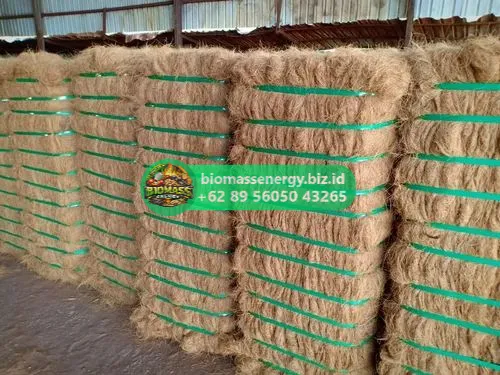 Coco Fiber Bale Stockpile View 3