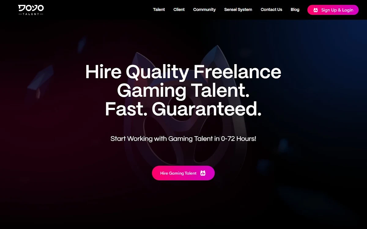 Captura de Talent Dojo