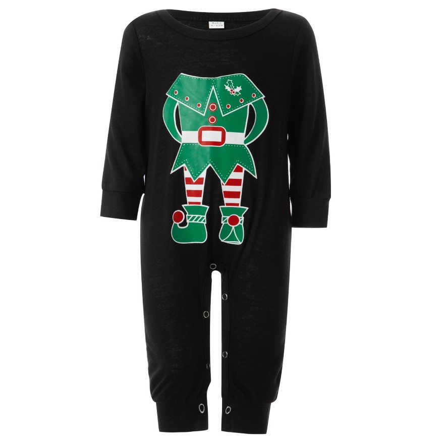 Christmas Pajama Set for the Family with Letter Design