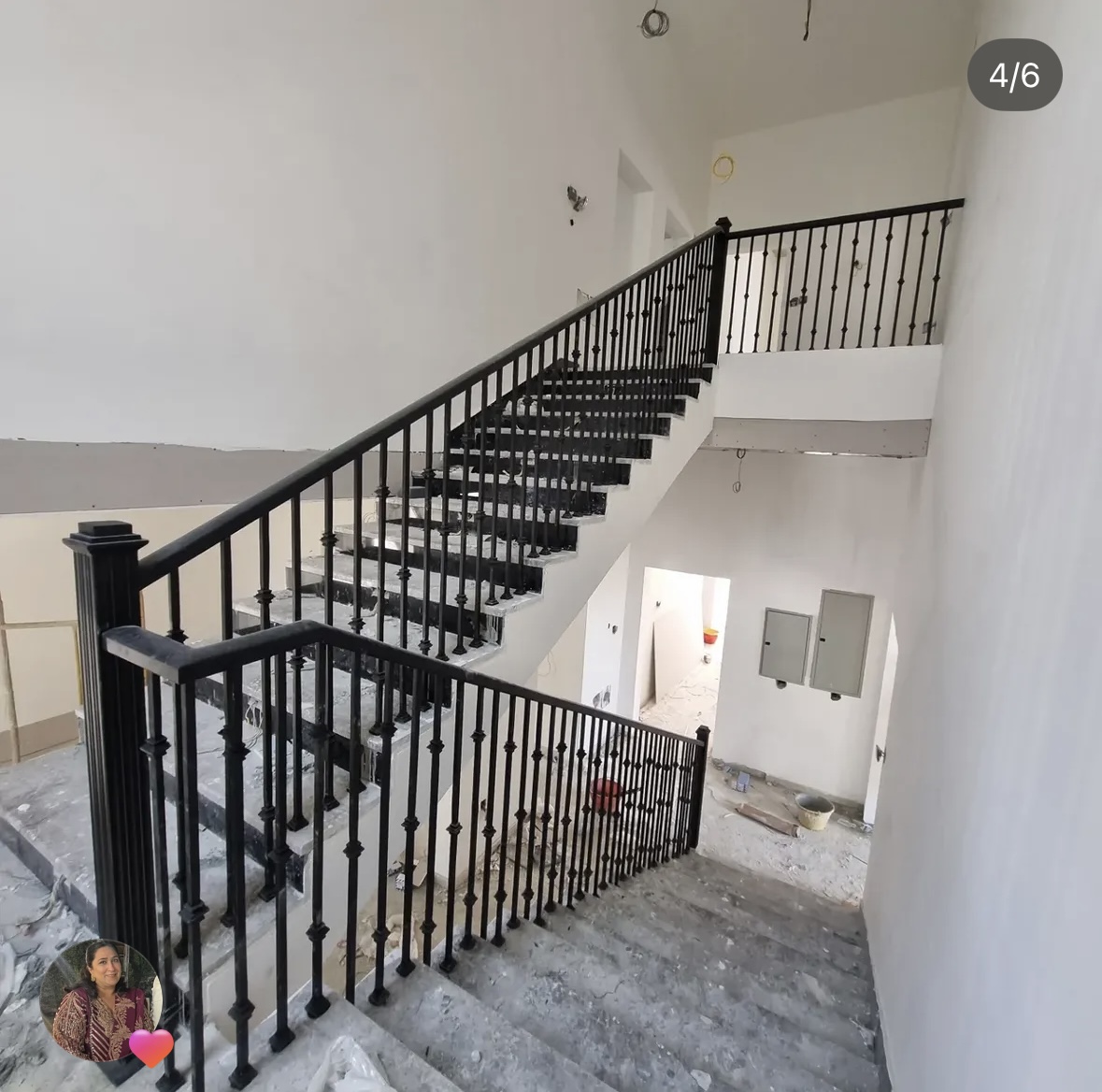 Modern staircase handrail Al Taher Group UAE Fujairah