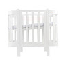 Children's cradle bed IngVart Nika 5 in 1 60 cm white/cappuccino