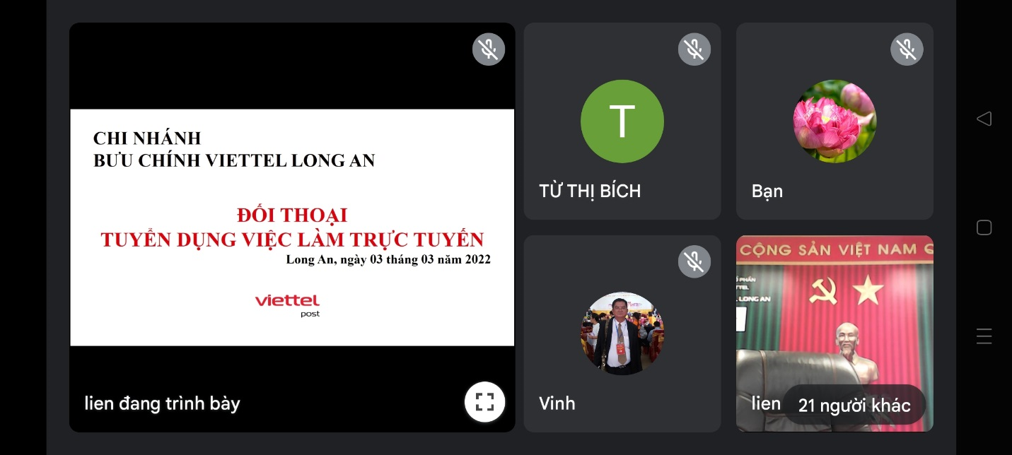 Đối thoại tuyển dụng việc làm trực tuyến dành cho sinh viên DLA