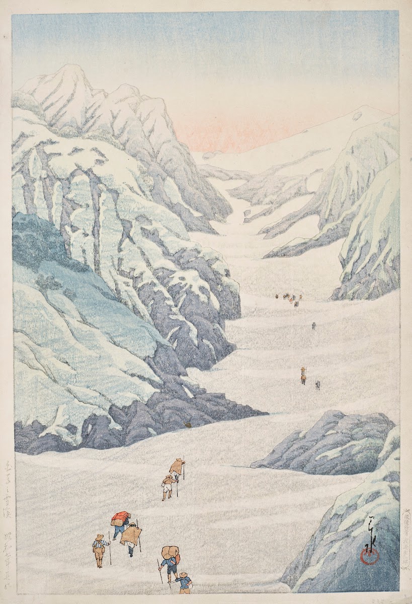 Shirouma no sekkei Snow valley of Mount Shirouma 1932