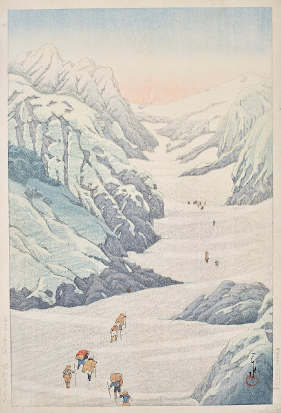 Shirouma no sekkei Snow valley of Mount Shirouma 1932