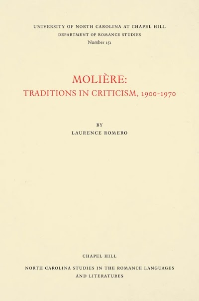 Molière- Traditions in Criticism, 1900-1970 82748