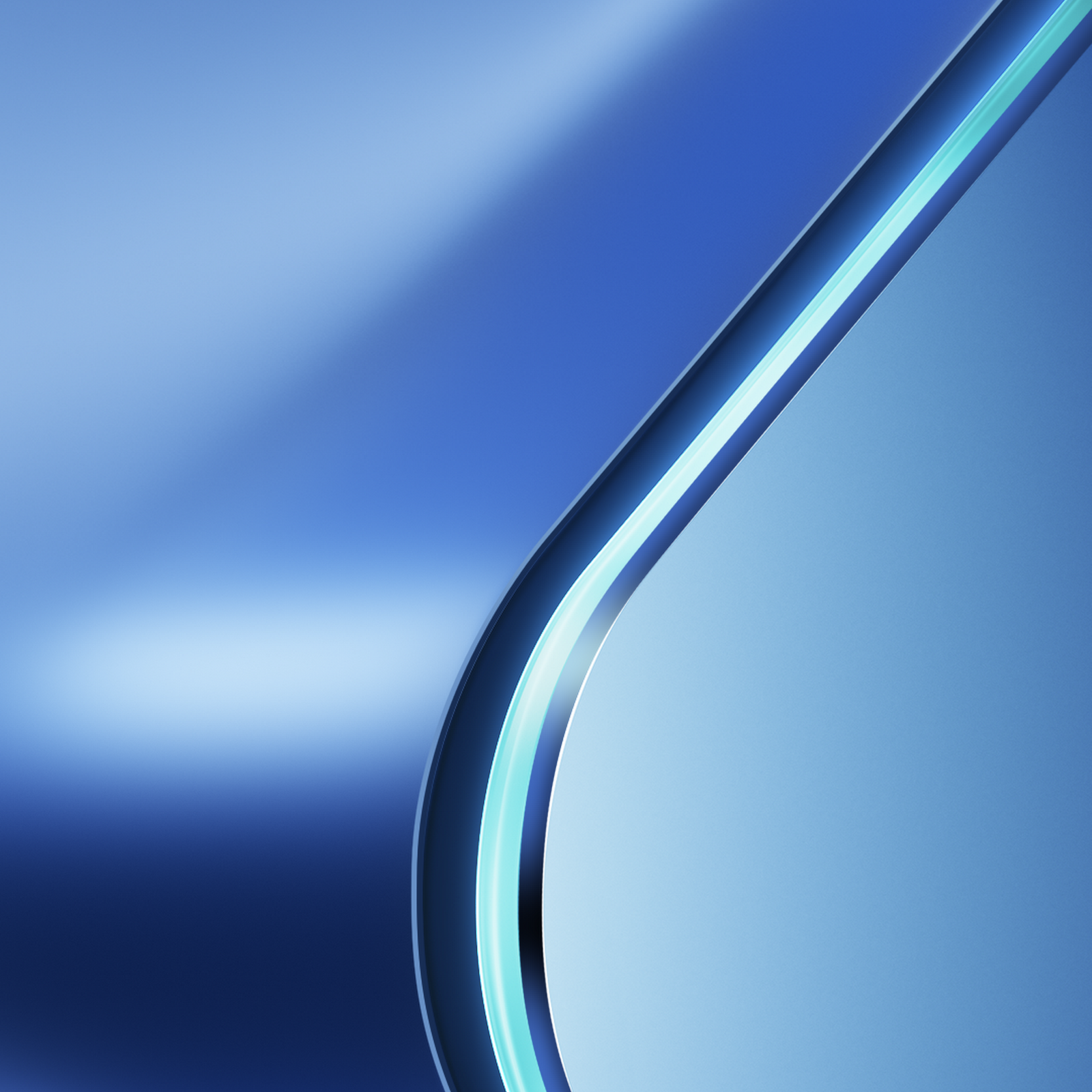 Download Abstract Blue Glowing Edge Design Full HD iPhone