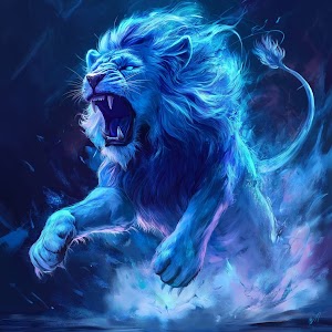 Glowing Lion Picture