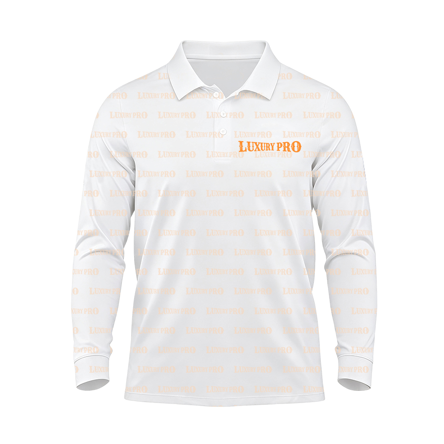 AOP EGD Long Sleeve Button Polo