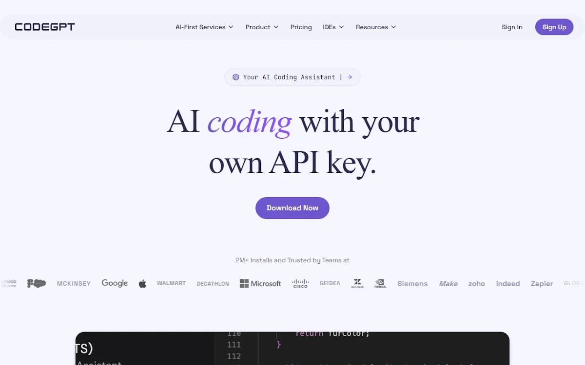 Captura de CodeGPT