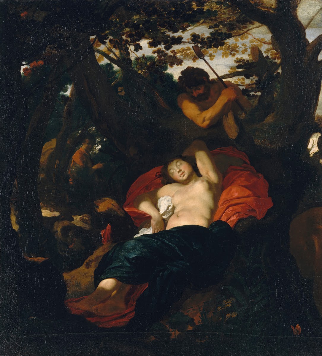 Nymph and Shepherd ca 1625
