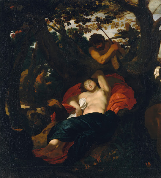 Nymph and Shepherd ca 1625